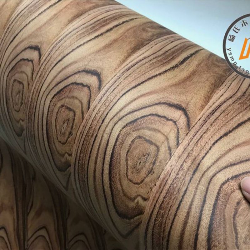 天然巴西酸枝牛皮纸木皮 1*0cm大张加厚木皮 红木手工贴皮