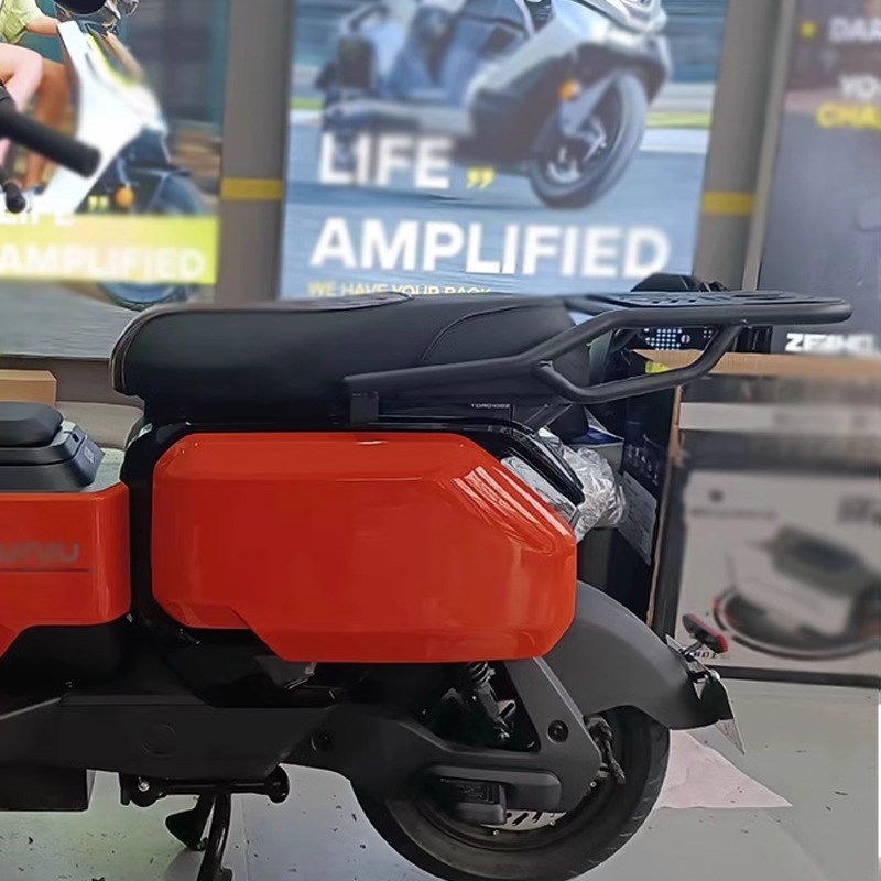 极核E2电动车尾箱中撑支架后尾架后备箱一体座专用尾架改装配件