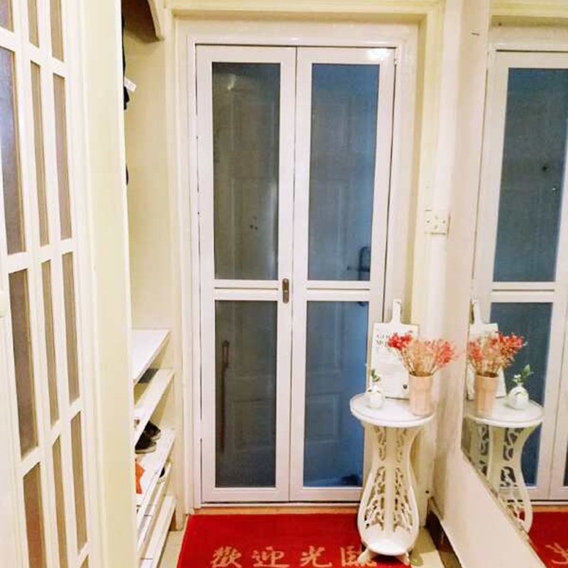 铝合金防盗折叠纱门纱窗门定制伸缩不锈钢金钢网平开推拉防蚊沙门