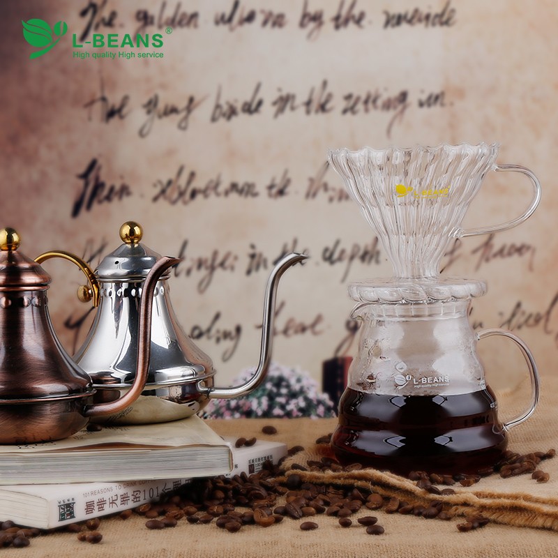 手冲壶盒 细口壶 细嘴壶 玻璃滤杯 云朵壶 滤纸 咖啡壶器具