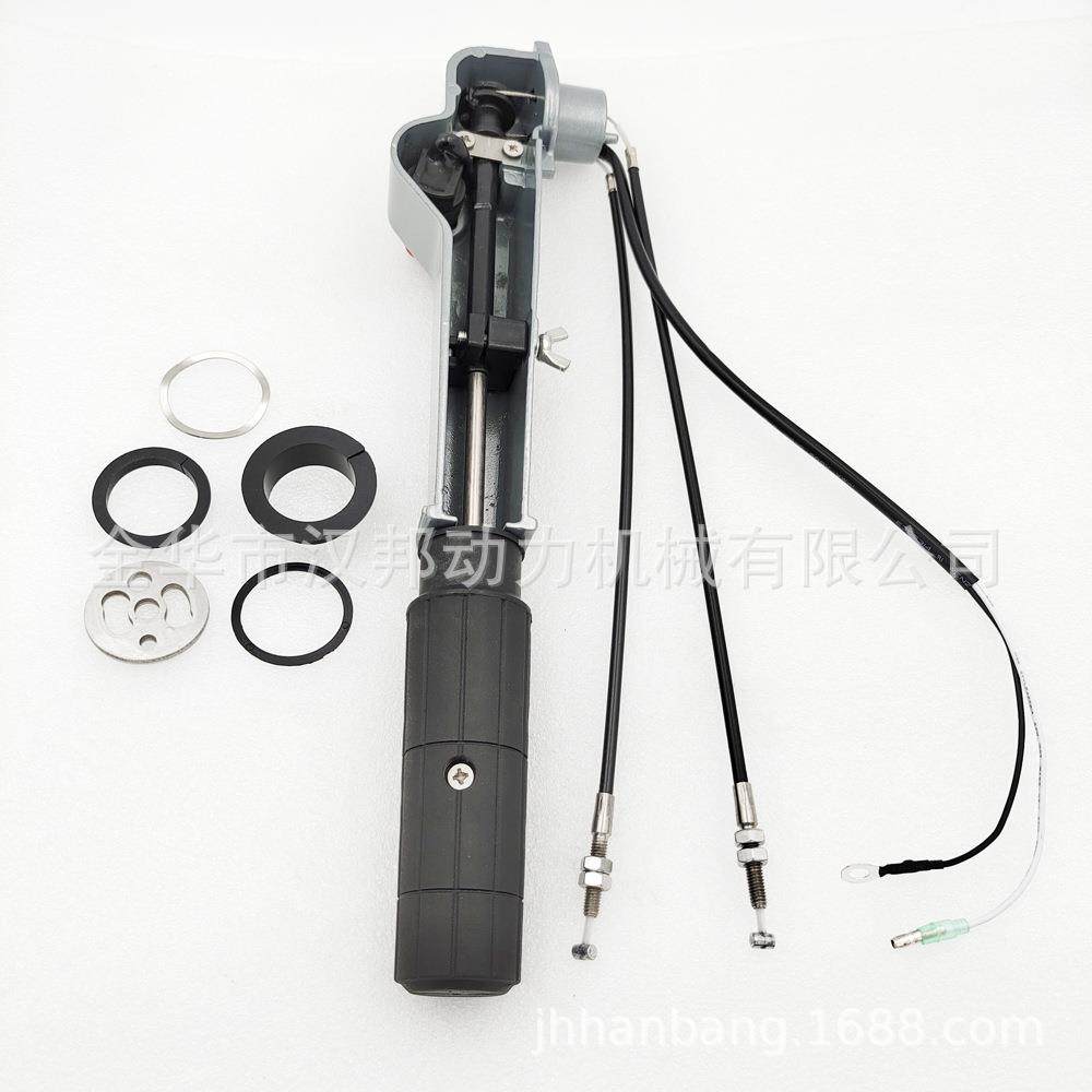 63V-42111-01-4D 手柄转向总成与电缆雅马哈9.9 HP 15HP 2冲程4冲