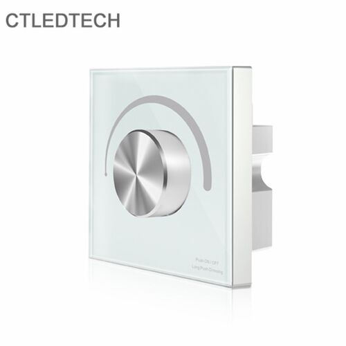 热卖 1-10V调光器 1-0V旋钮玻璃调光面板 AC100-240V输入 高质感