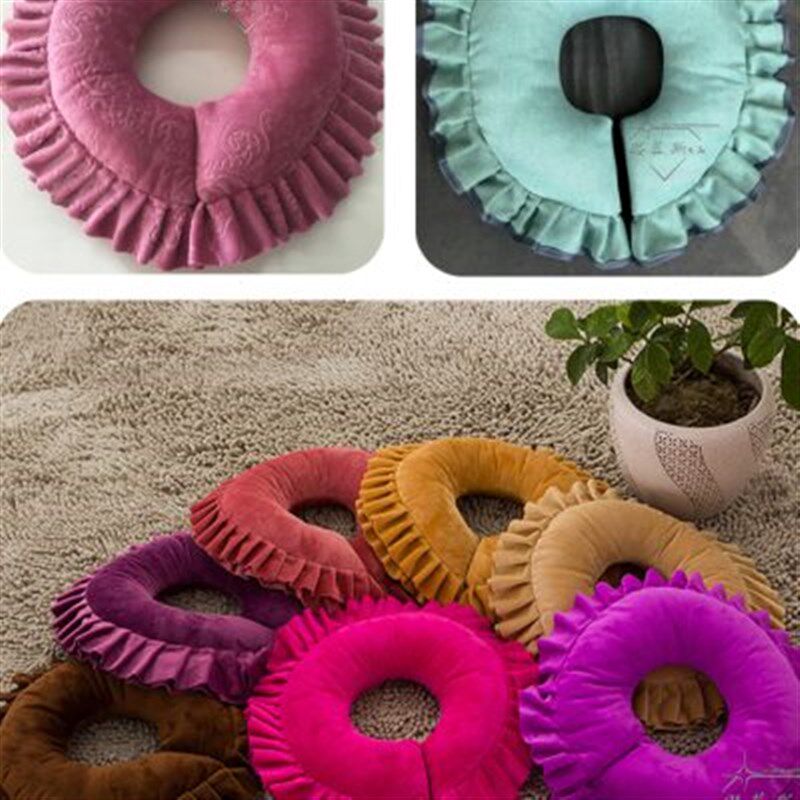 美容趴枕 可拆洗 U型趴枕U形  趴垫脸枕保健护颈按摩足浴头枕美容