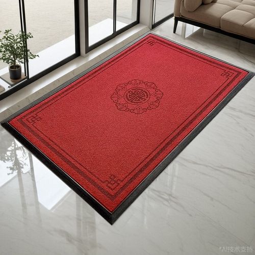 现代中式室内外除尘耐磨防滑入户门口地垫玄关地毯可水洗蹭脚进门