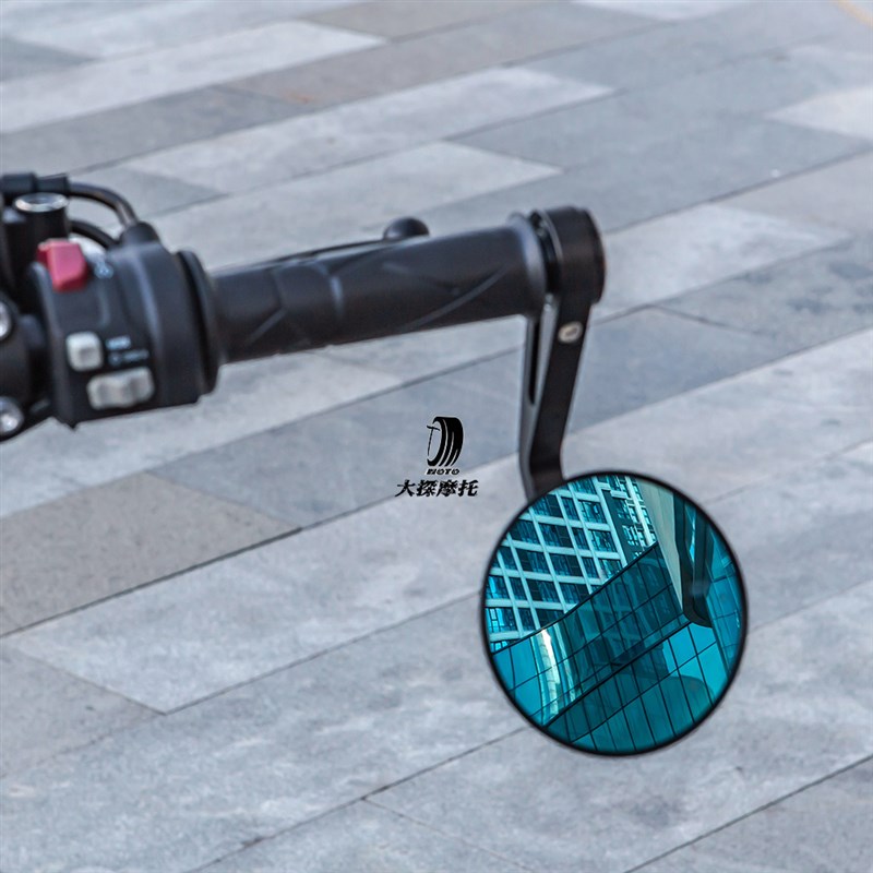 哈雷883苍云0长江700力帆K19V1侦察兵TR300改装配件车把后视镜