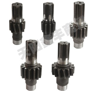 电动三轮车差速器齿轮轴拉砖车圆包方箱后桥10齿14齿13配件直斜齿