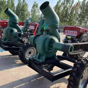 六22马力柴油WEB机抽水泵大寸柴油排水泵暴雨积水排柴涝油离心泵