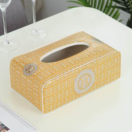 式奢华XHQ创意陶瓷纸描巾盒欧防霉高档盒金餐厅抽纸热销长方形