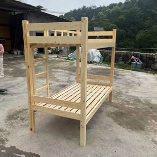 高低床铺儿童实木床午休托管班上下铺小学生午幼儿园双层铺双层床