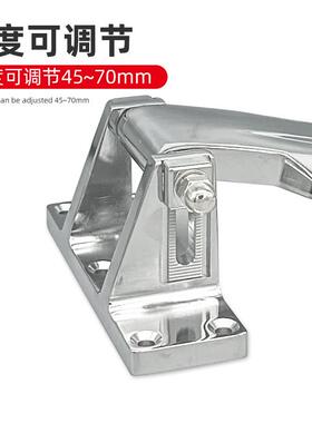 烘箱铰链1470锈不钢可调NMW式库门冷合页干燥烤箱折页工业箱门锁