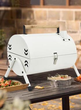 烧炉烟囱炉木炭烧烤架户外携便式碳烤炉庭炉院无烟ycl-01烤肉烤小