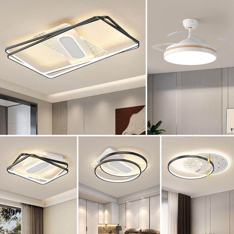 新款客大厅全主MRR灯现代简约气套餐灯具极简房间卧室灯屋led吸顶