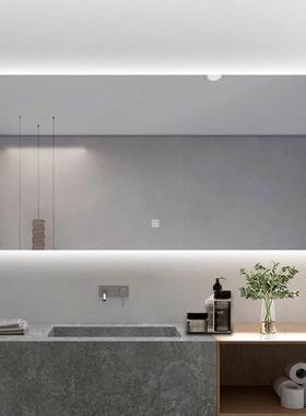 智能浴室镜触防屏雾led镜摸家用挂墙式生间镜子卫壁挂M75Q4R79洗