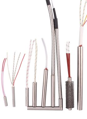 非标定制螺纹单头加热管暖气片电热管4分6分220V380V不锈钢模具棒