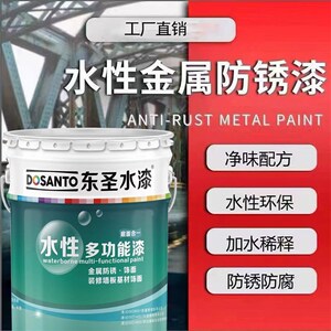 东圣水性钢构漆金属防锈翻新钢结构桥梁醇酸防锈涂料快干底工业漆