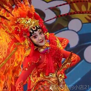 高档2019春旦晚英装姿舞蹈春晚戏曲舞蹈服英姿京剧表演服俏花服舞