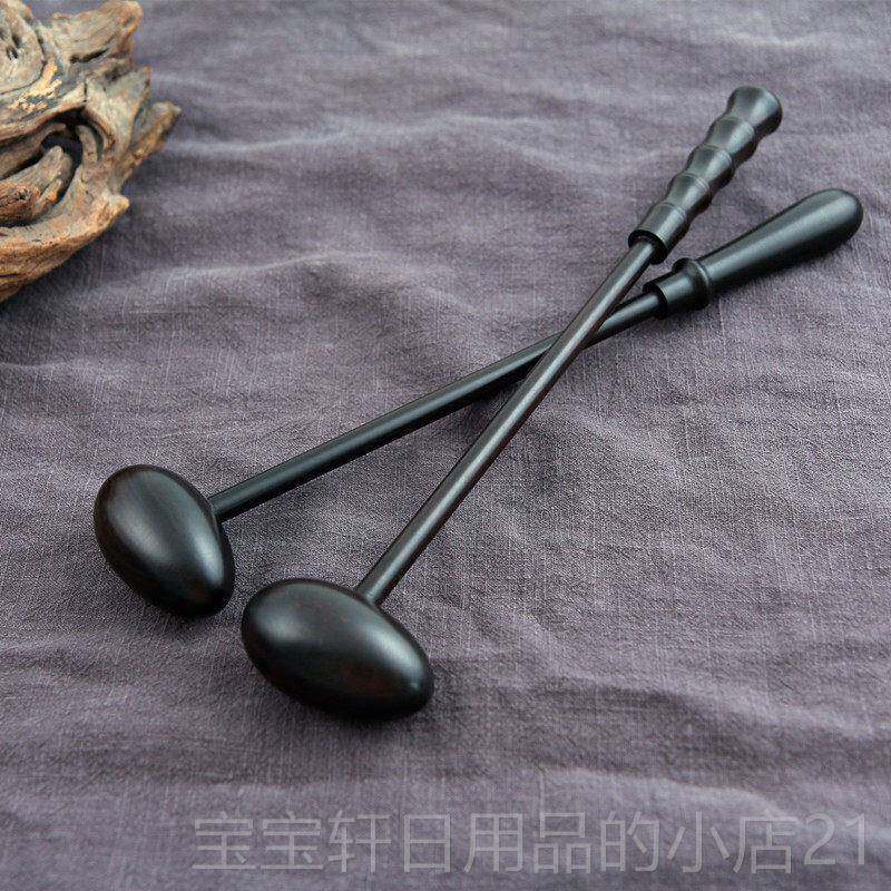 高档紫光檀木按摩器红 络木锤锤 足底经养生保健棒敲背锤穴位敲打