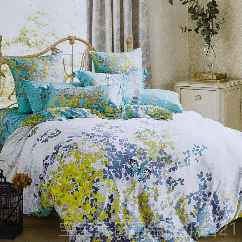 高档2024春夏品季双冰面纯件天丝四套3D床上用床单丝滑被套1.8m床