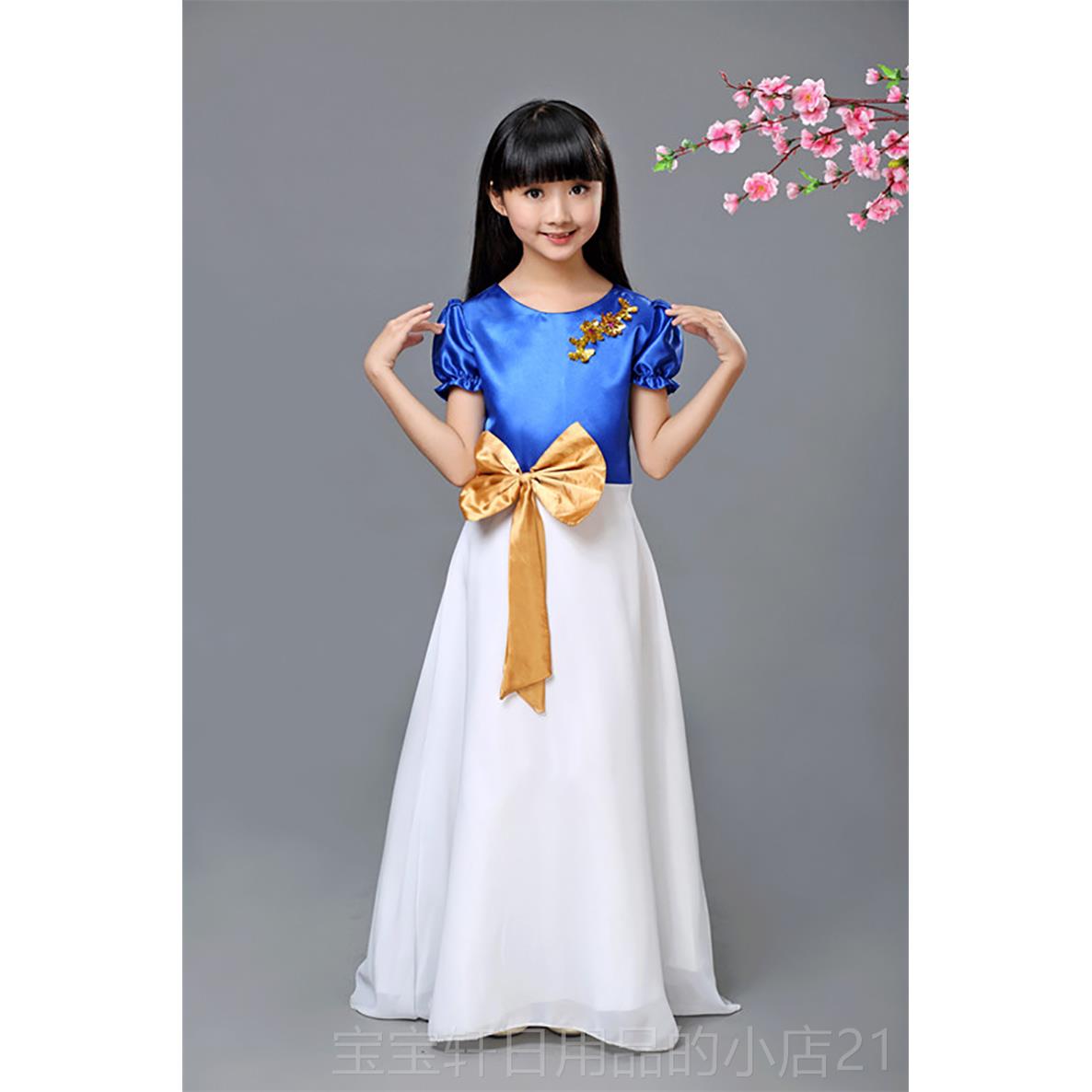 正品六一儿演服中小童服学出生合唱男女童诗歌朗诵装表演服幼儿舞