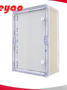 带4中门内门控电源监检修箱塑料配电箱透明防水箱6RDN00×00×300