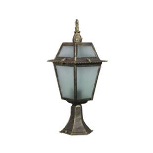 园小区压铸灯铝欧式方15328形柱灯头路草坪压铸铝玻公璃市电面灯