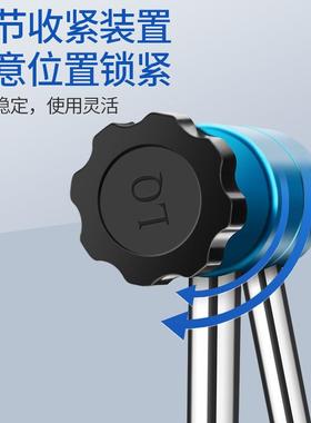 Z成量万向微调性表座WXZ6-II磁C力表架W6杠GRN杆百千分指磁示表架