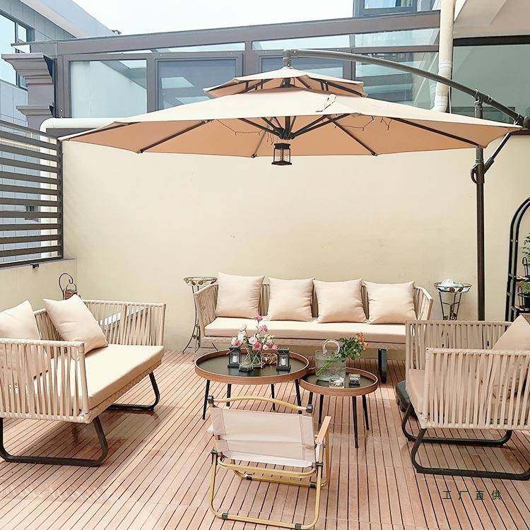 户沙发水庭院合别墅阳台花园露外台藤662椅室外防防组晒藤编藤艺,住宅家具,户外沙发,淘宝优惠券,粉丝福利购,淘宝优惠卷