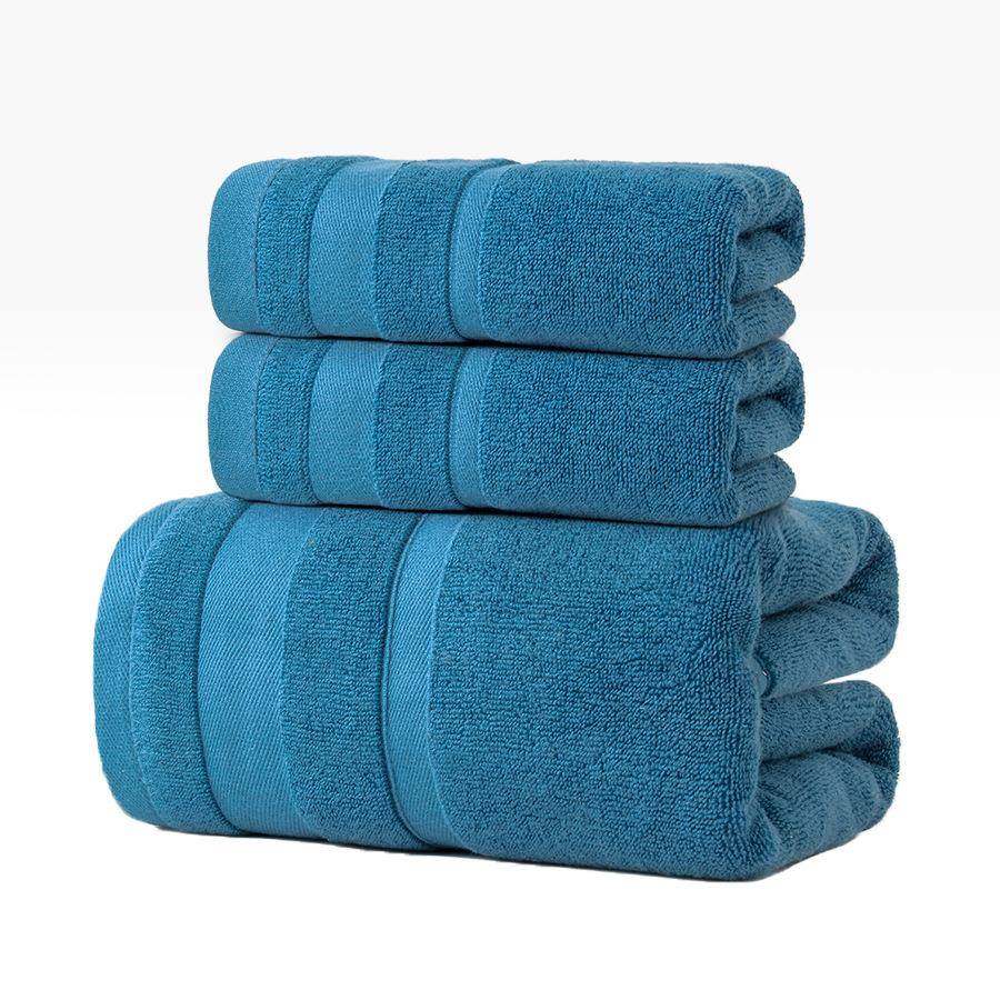 毛巾三件套洗亲肤吸水软全棉面家用洗澡脸巾男NJB女柔毛巾浴巾