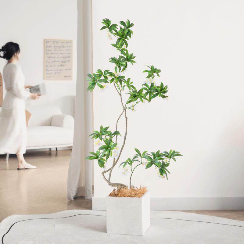 高端轻奢仿真绿植盆栽石榕生植物仿假树室内饰客厅水11装花景观摆