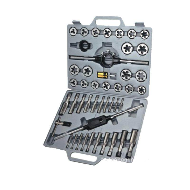 厂家WUE直销公制英制6-M244，5件套丝锥板牙套装/，攻M丝工具组套