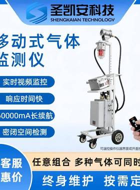 移体动式高精度工业用有泄GAO有害气毒SiH4漏报警器直销