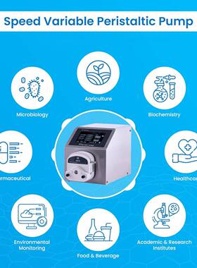 仁为流度体SF600A工业836蠕动动泵智能变速调电频软管机高精蠕泵