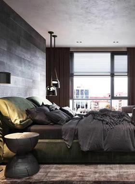 轻x大象耳朵奢耳bater大象朵布艺双人主卧床简约现代绒意式羽极简