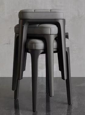 备用叠放板凳KON简矮凳方小板方凳约加厚现奢客厅可厚软凳轻代包