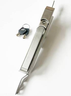 304材质不锈钢MS830连杆锁带天地杆电气柜锁机柜门锁配大型电柜锁