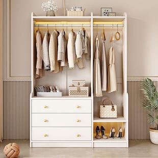 柜实木客厅衣帽一架斗物柜体卧室储物落BPF地床尾储物柜收纳置架