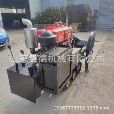 自动YVR遥控履带式马割路切机走水泥地面开行槽机