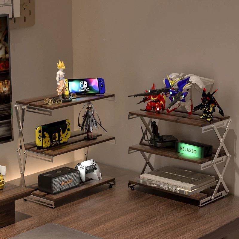 原木桌F98H66M8面物置物架桌上置免安多功能户外桌子架实架电装脑,收纳整理,书桌收纳置物架,淘宝优惠券,粉丝福利购,淘宝优惠卷