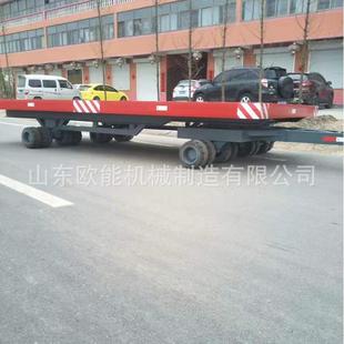 叉车材集装 平引板车平板吨拖车其 箱用送货加FOM厚送质货销售牵式