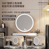 复古实木梳妆台简约现代主卧室黑色新款 新款 小户型美式 化妆桌一体