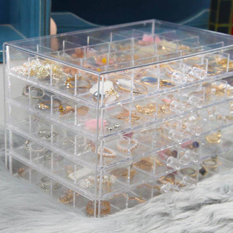 子珠收纳格盒美甲钻饰品收纳柜抽屉式多亚克力透明放专业美见详情