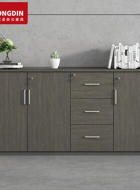 柜文木件柜资料柜矮柜质带锁档案柜型办公TM-62247室纳储物边小隔