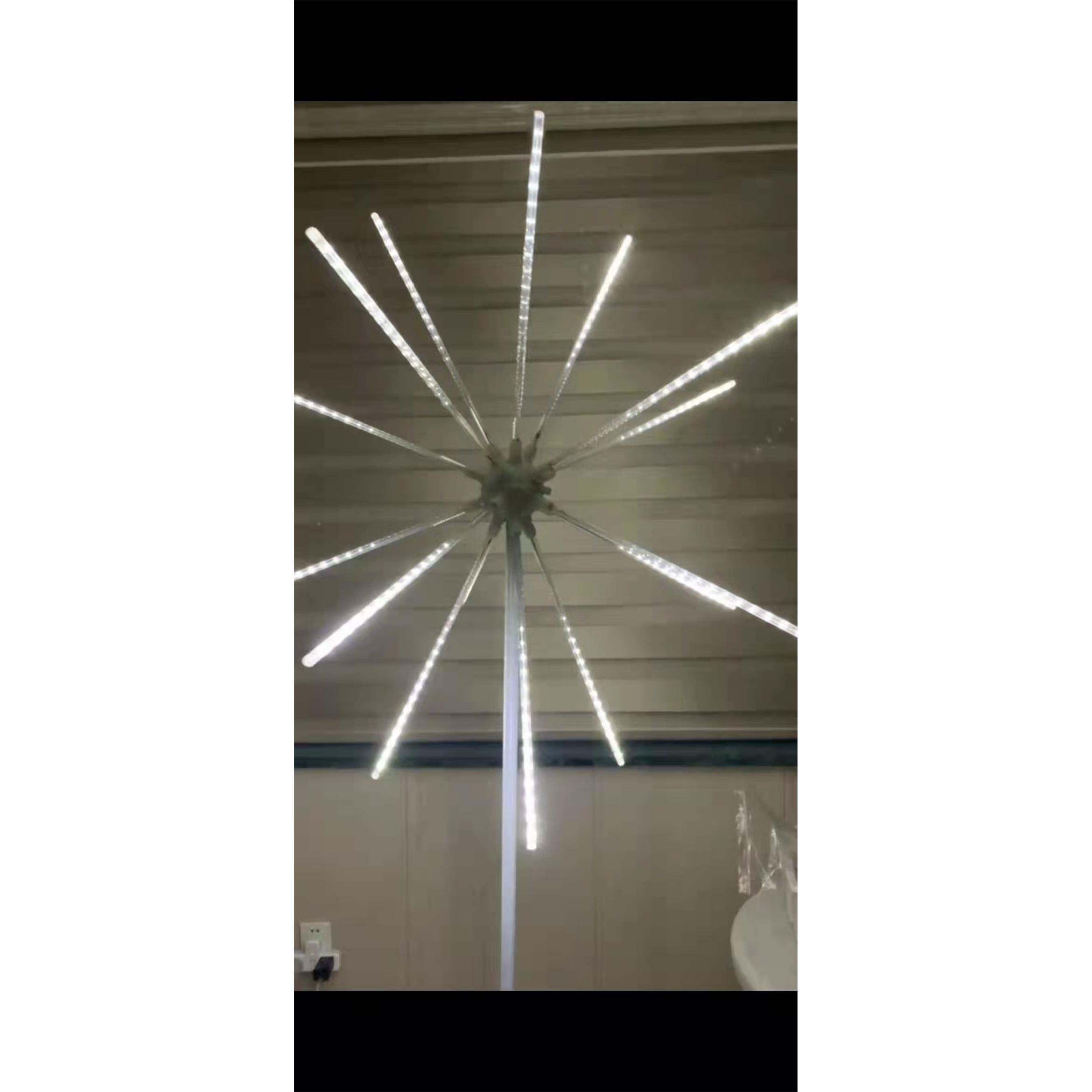 庆JZL道具星灯绽婚放流水烟花吊酒店婚礼堂灯罩星吊顶挂件流星雨