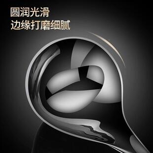 勺316不锈钢汤勺家用大粥号TEA盛汤加厚公用勺子柄勺稀饭长分餐汤