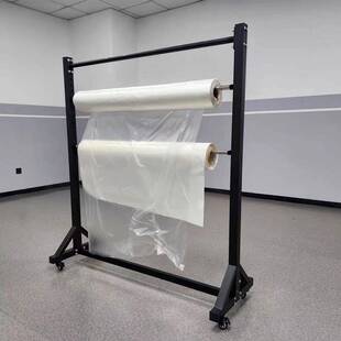纺织布料布卷展示架面料架子家纺桌布塑料薄膜布展架展会挂布货架