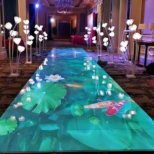 舞台互动3LED地砖屏P.91p2.9 76FMU酒吧KV屏T幕显示屏