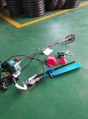 路501107力边绿化带篱修整机械手持式单双刃树修剪机汽油动篱笆剪