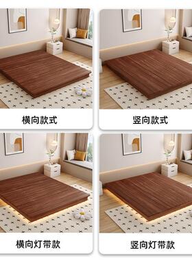 无床头悬浮租床榻榻米地台床XOR架实木折叠骨落地防满潮排架铺床