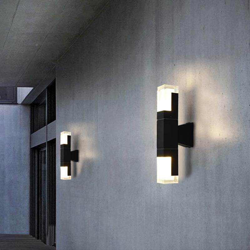 E墙D现代壁简约L灯欧式户外壁挂灯防水阳台QRT楼梯过道创意外庭院