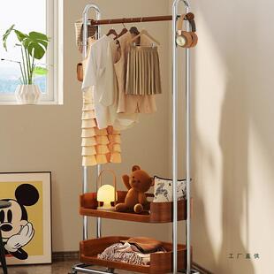 服卧落地挂衣架无品牌/主卧室衣帽架移动实木室内关房间用次玄净